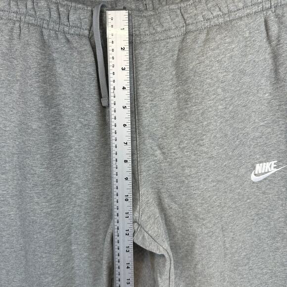 Nike Pants Men's Sweatpants Joggers Drawstring Size Medium Gray Cotton Blend - Picture 3 of 12